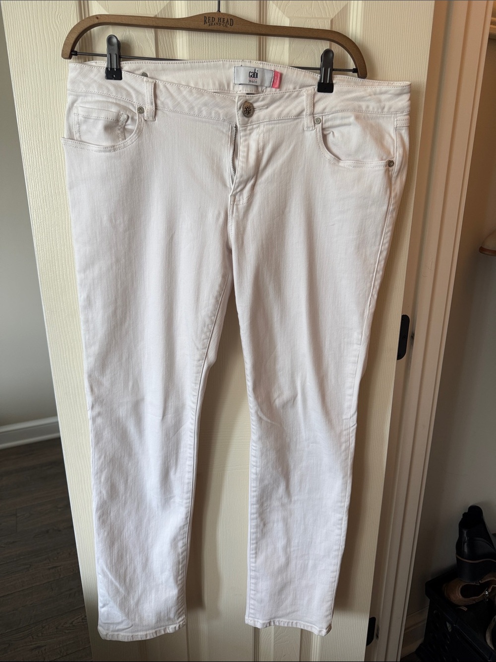 CAbi White Skinny Jeans - Slim Five-Pocket Style